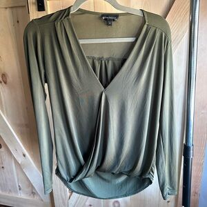 Olive Long Sleeve Blouse